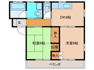 ハーモニアスＹＯＵの物件間取画像